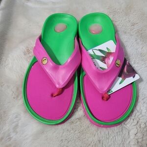 Slide Flip Flop Thong Flat Sandals Sz 9 Width